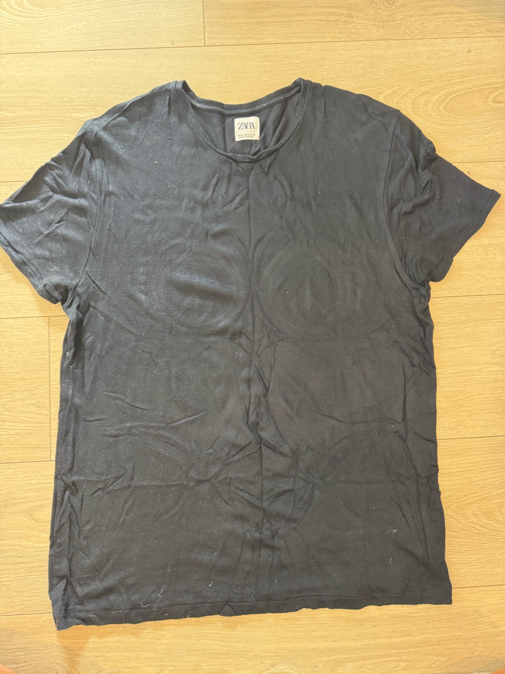 Zara Men's Short Sleeve Tee in Blue